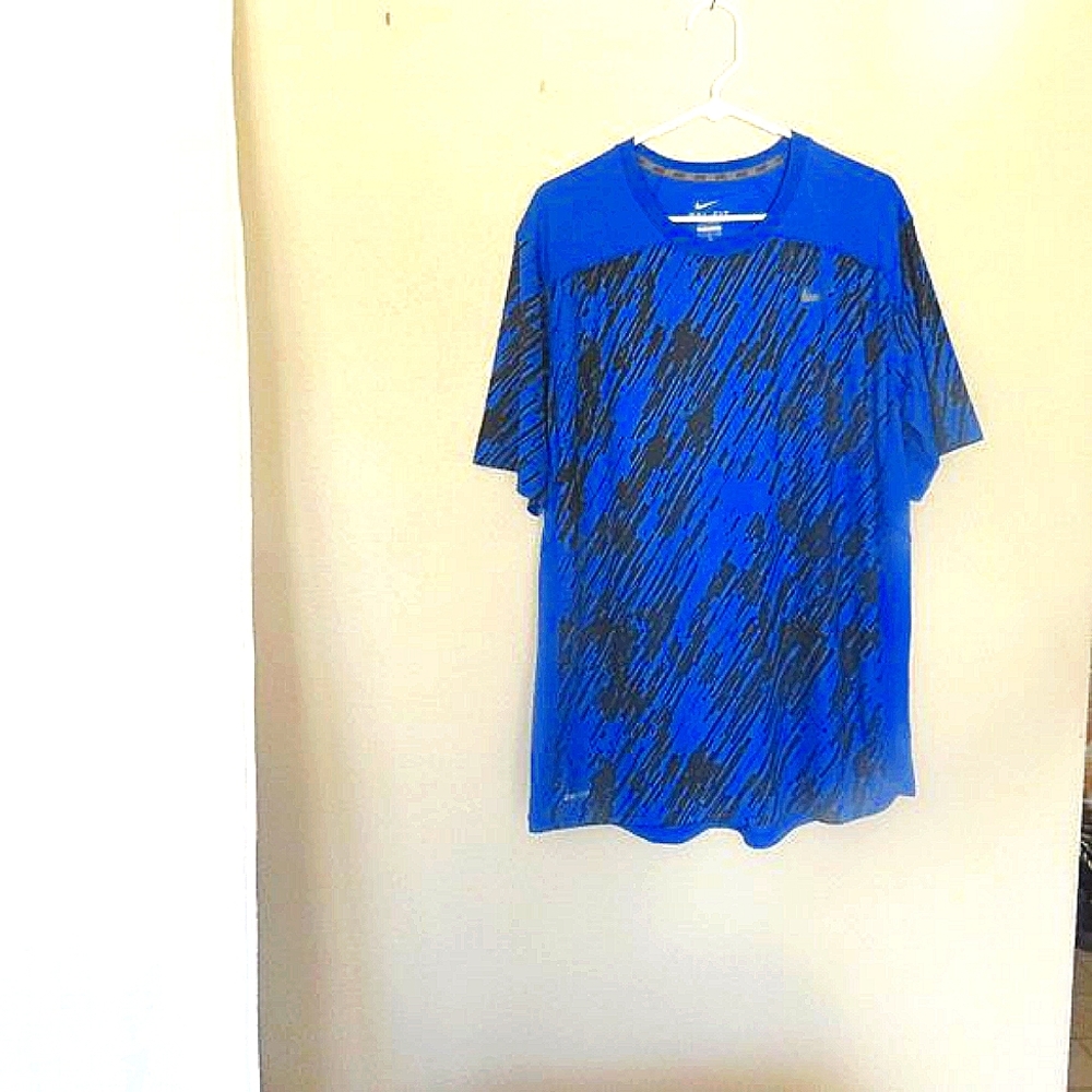 Men's‎ Nike Dri-Fit Blue Running Shirt Size XL